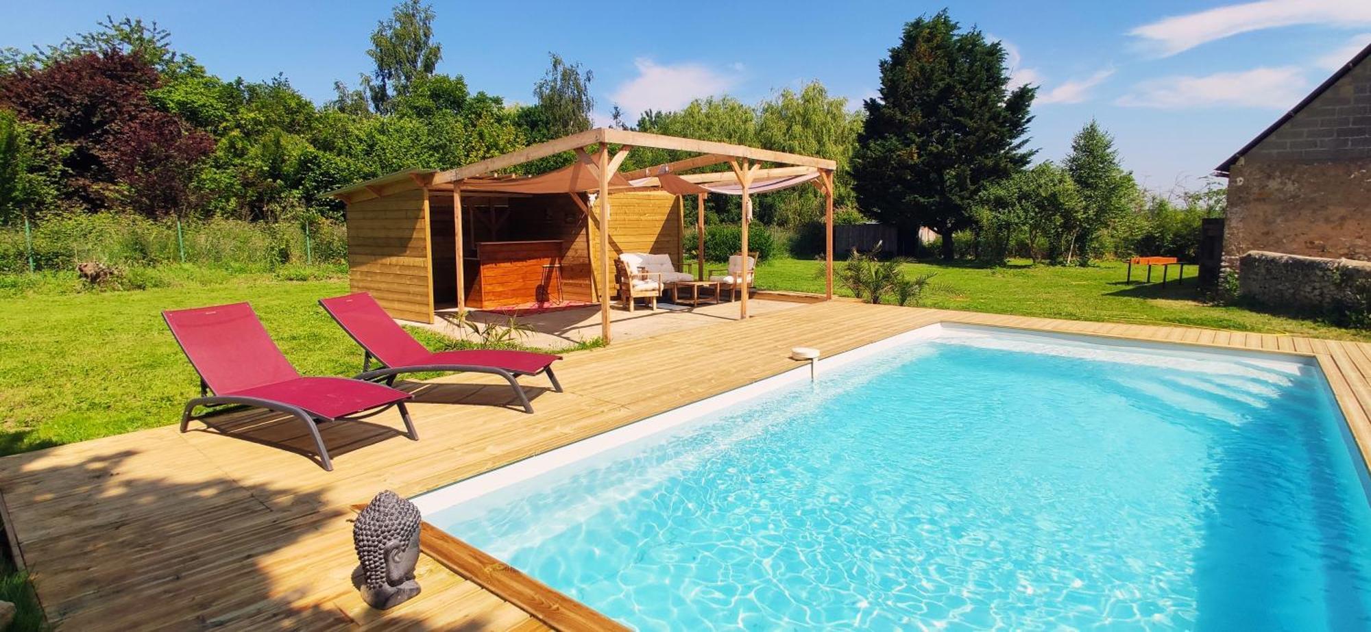 Gite Du Bois Richer 4 Etoiles Avec Piscine Fougere (Maine-et-Loire) Exterior photo