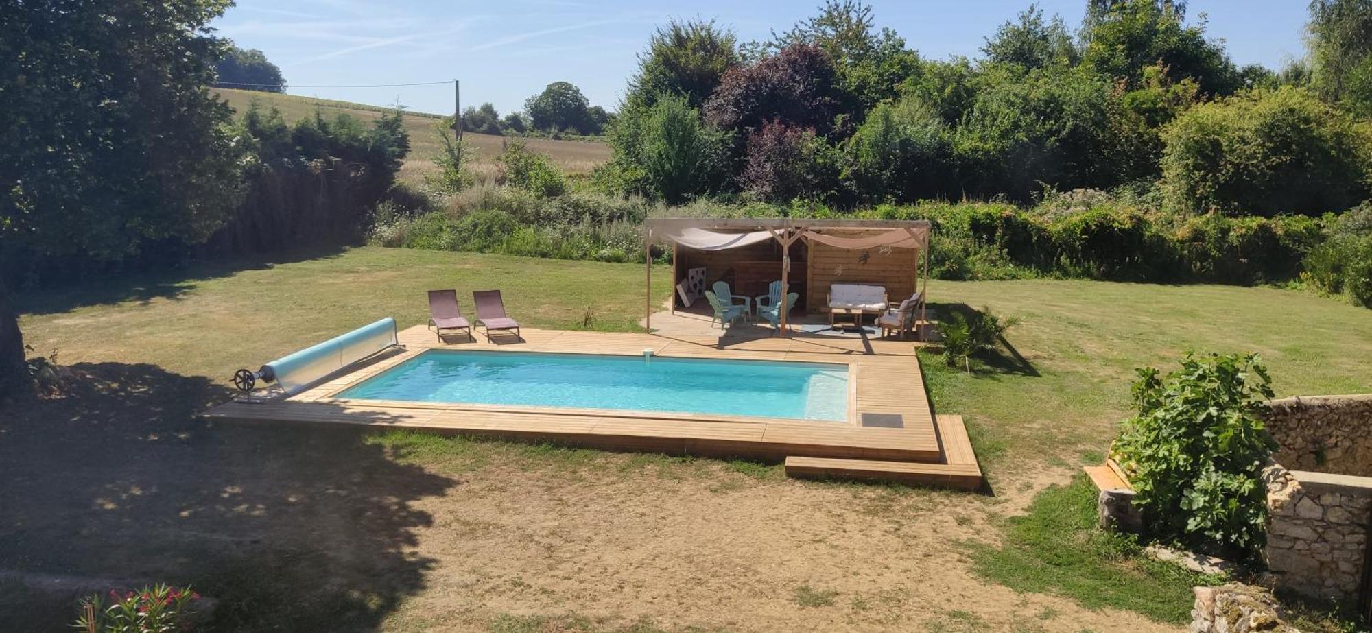 Gite Du Bois Richer 4 Etoiles Avec Piscine Fougere (Maine-et-Loire) Exterior photo